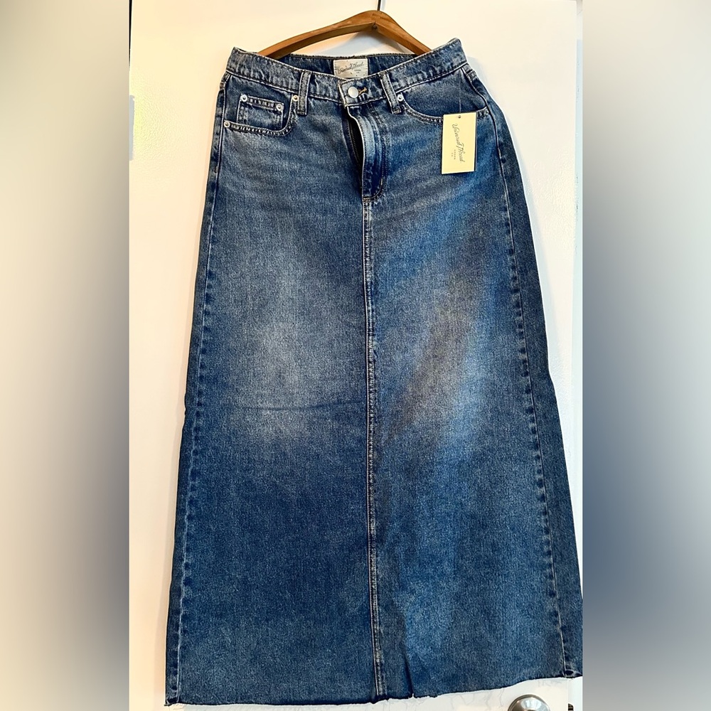 Blue Denim Skirt